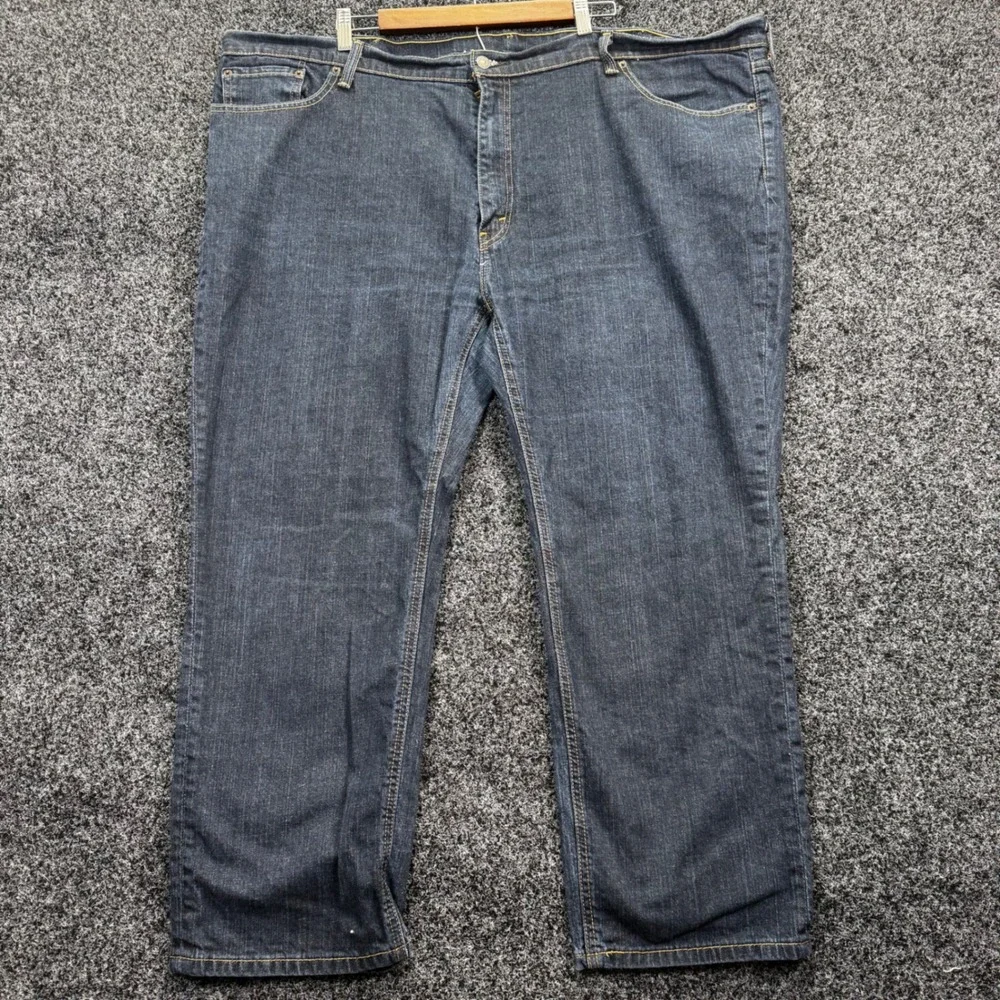 Levis 541 Athletic Taper Mens‎ Jeans W52 L30 Dark Wash Blue Denim 18757-0000